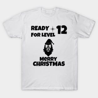 Quarantined Christmas Level 12 Black T-Shirt